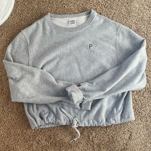 PINK grey pullover